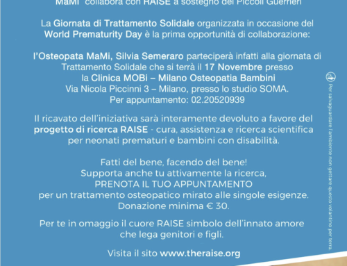 Osteopatia  e prematurità – progetto Raise